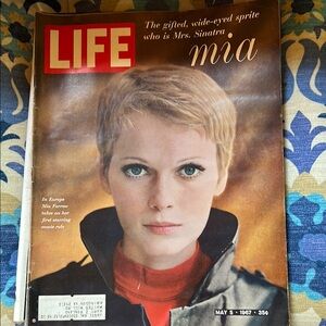 Vintage Life Magazine Featuring Mia Farrow - May 5, 1967